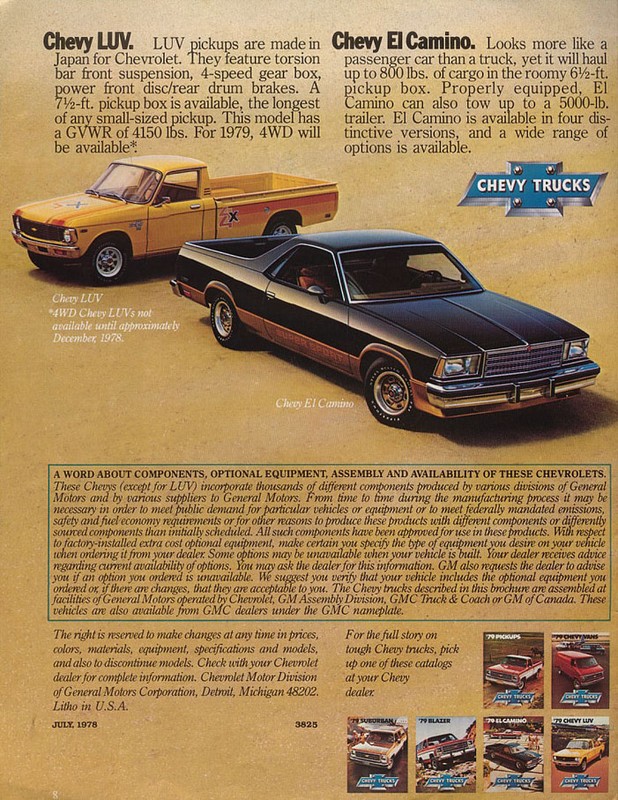 1979 Chevrolet Vans Brochure Page 2